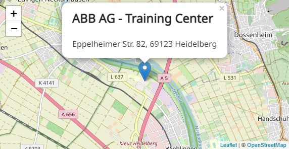 ABB Training Center GmbH & Co. KG
Eppelheimer Str. 82, 69123 Heidelberg